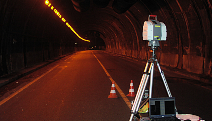 suivi topometrique d'un tunnel